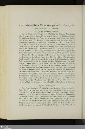 21. Geschichtliche Erinnerungsstätten der Heide