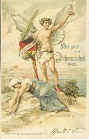 Heilgruß zum Jahreswechsel 1902