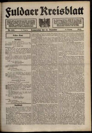 Ausgabe vom Donnerstag, den 21. Dezember 1911.