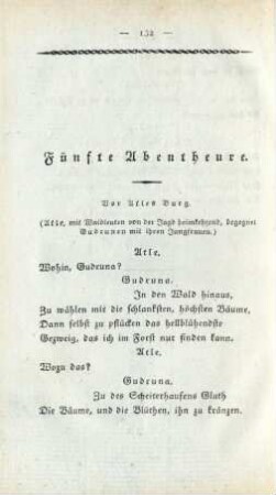 Fünfte Abentheure