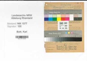 Entnazifizierung Karl Both , geb. 18.09.1922 ()