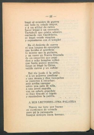 A mis lectores – una palabra