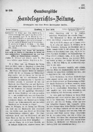 No. 23. 4. Juni 1870