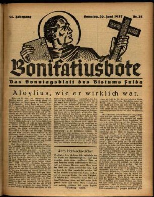 Ausgabe vom Sonntag, den 20. Juni 1937.