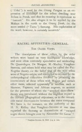 Racial affinities-general