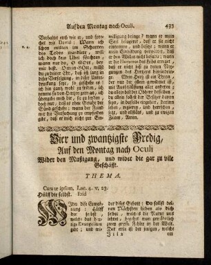 435-456, Vier und zwantzigste Predig.