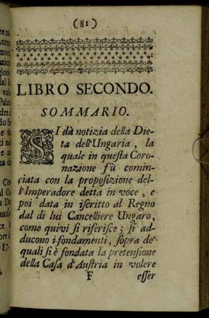 Libro Secundo.