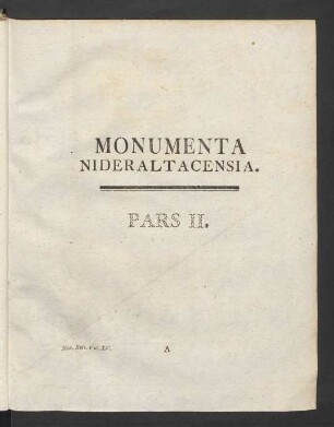 Monumenta Nideraltacensia