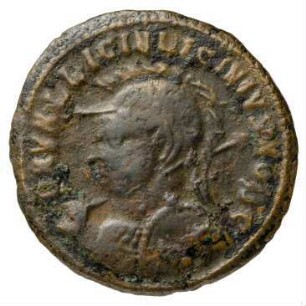 Münze, Follis, 321 - 324 n. Chr.