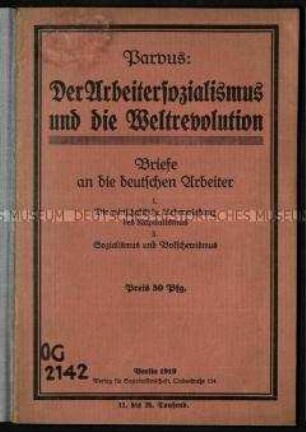Briefe an den deutschen Arbeiter über Art und Lösung der wirtschaftlichen Probleme des Sozialismus und seine Durchführung