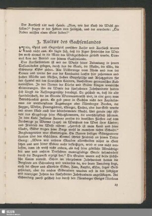 3. Kultur des Sachsenlandes