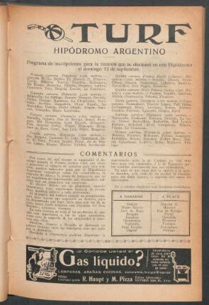 Turf - Hipódromo argentino