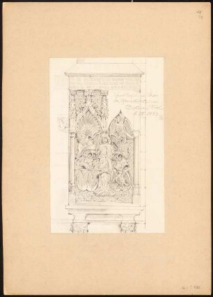 Bozen, Dom Maria Himmelfahrt: Epitaph im Chor