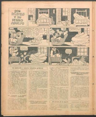 Don Pánfilo y su perro Adolfo [Cómic]