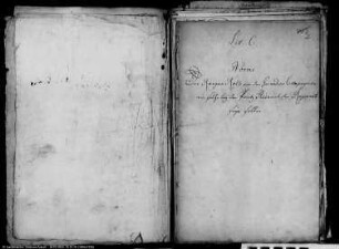 Regimentssachen des Markgrafen Heinrich von Schwedt