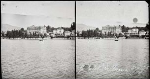 Blick auf das Seeufer von Pallanza mit dem Grand Hotel Pallanza (heute Grand Hotel Majestic)
