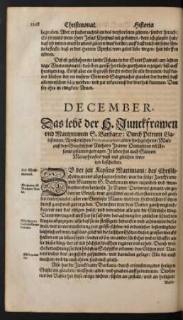 Das leben der H. Junckfrawen und Martyrinnen S. Barbarae ...