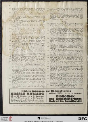 Nachtrag (Nr. 518-533)
