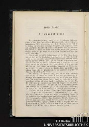 Zweites Kapitel. Die Johannisbeere.
