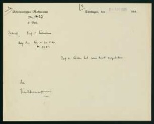 Mitteilung (29.04.1925)