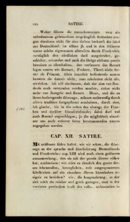 Cap. XII. Satire.