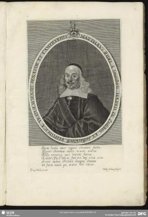 Matthaeus Ridel A Lewenstern Haered. In Treschen Et Seiffersdorff. Reipublicae Vratislaviensis Senator Et Camerarius