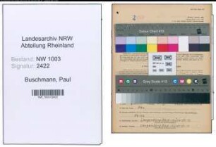 Entnazifizierung Paul Buschmann , geb. 02.01.1899 (Kaufm.Angestellter)