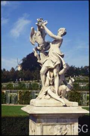 Potsdam, Park Sanssouci, Parterre Große Fontäne.