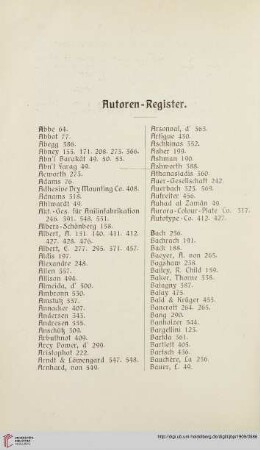 Autoren-Register