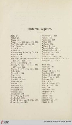 Autoren-Register