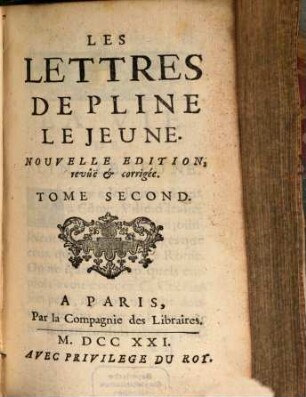 Les Lettres. 2. (1721)