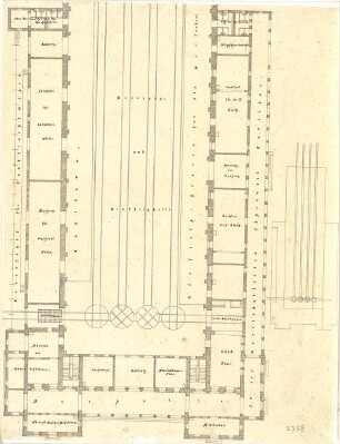 Bürklein, Friedrich; München; Hauptbahnhof - Grundriss