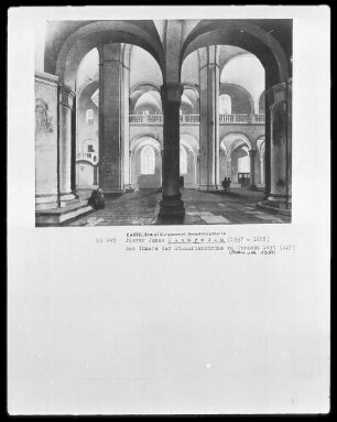 Das Innere der (abgebrochenen) Sankt Marienkirche zu Utrecht