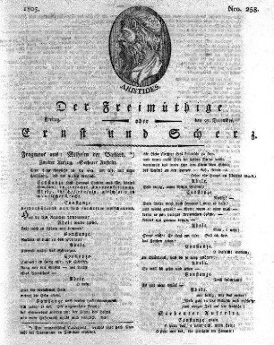 Nro. 258, Freitag den 27. December