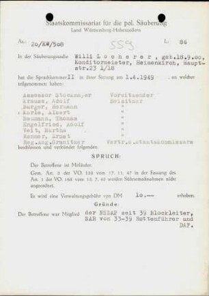 Locherer, Willi
