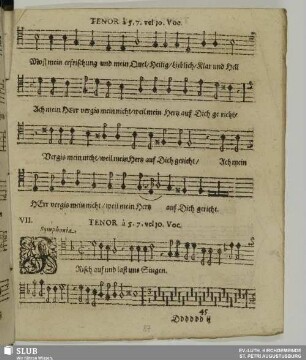 VII. Frisch auf und lasst uns singen