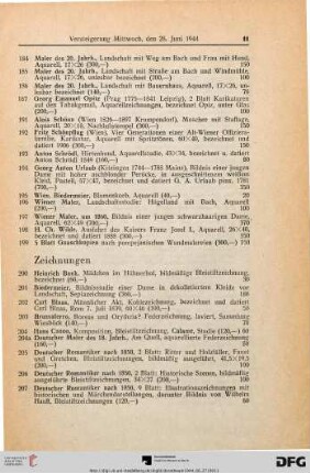 Zeichnungen (Nr. 200-233)