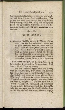 Kap. III. Vom Zufall