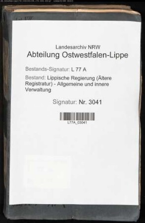 Die Verwaltung der öffentlichen Bibliothek zu Detmold, Bd. 6