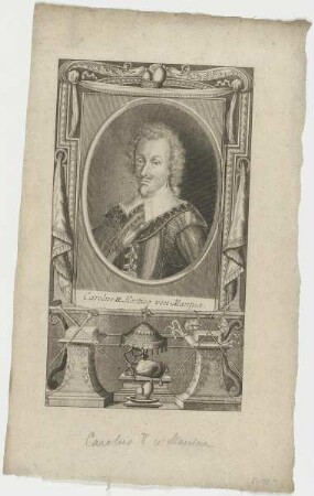 Bildnis des Carolus II. Hertzog von Mantua