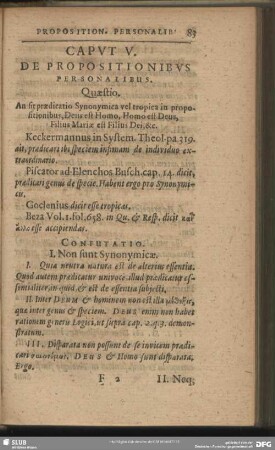Caput V. De Propositionibus Personalibus