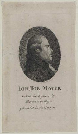 Bildnis des Joh. Tob. Mayer