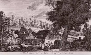 Abent Seite von den Ruinen Berg bey Sans-Soucii