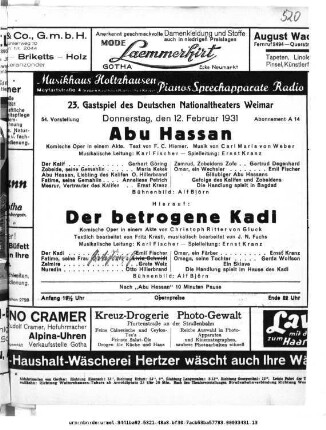 Der betrogene Kadi