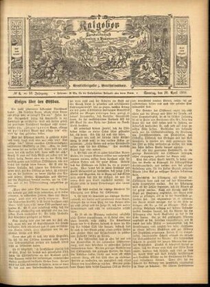Ausgabe vom Sonntag, den 22. April 1906.