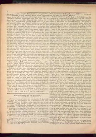 Arbeitsunterricht in der Erdkunde : [Probeabschnitt aus: Oppermann, Edmund: Der erdkundliche Unterricht in Volksschulen]