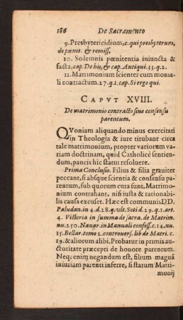 Capvt XVIII. De matrimonio contracto sine consensu parentum.