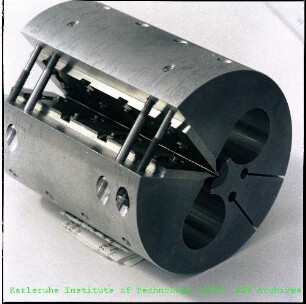 Bauteil der Trenndüsenanlage des Instituts für Kernverfahrenstechnik (IKVT)