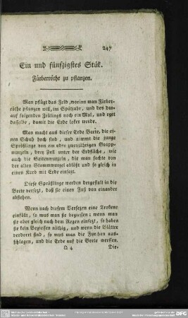 Ein und fünfzigstes Stük. Färberröthe zu pflanzen