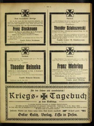 Nachruf : [Theodor Dzialoszynski]